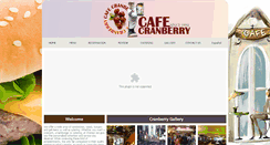 Desktop Screenshot of cafecranberry.com